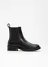 Bottines Chelsea en cuir, bonprix