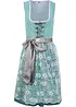 Dirndl avec tablier en dentelle, longueur genou (ens. 2 pces), bonprix