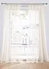 Lot de 2 voilages unis, bonprix