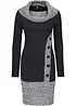 Figurbetontes Strickkleid mit Schalkragen, bonprix