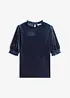 Shirt aus softem Samt, bonprix