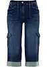 Cargo Jeans, Mid Waist, Stretch, bonprix