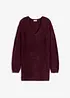 Flauschiger Long-Pullover, bonprix
