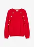 Pull fluide en fine maille de viscose mélangée, bonprix