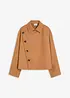 Veste aspect laine à boutons en diagonale, bonprix