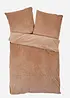 Parure de lit Cashmere Touch aspect velours côtelé, bonprix
