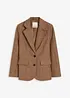 Blazer motif chevrons en laine mélangée, bonprix