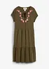 Robe-tunique en coton, manches courtes, bonprix