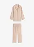 Gewebter Flanell Pyjama mit Geschenktasche, bonprix