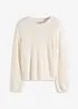 Pullover in Plüsch-Optik, bonprix