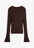 Halbtransparentes Strickshirt, bonprix