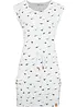 Shirtkleid mit Flügelärmeln und Druck, bonprix