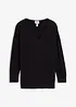 Oversize Longpullover mit Seitenschlitzen, bonprix