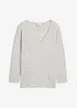 Oversize Longpullover mit Seitenschlitzen, bonprix