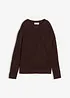 Pull oversize en maille torsadée, bonprix