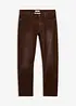 Pantalon droit en velours côtelé extensible aspect délavé, Regular, bonprix