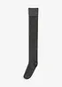 Overknee Strümpfe mit Lurex und Bio-Baumwolle, bonprix