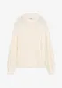 Pull oversize à motif torsadé, bonprix