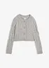 Grobstrickjacke aus weichem Woll-Mix, bonprix