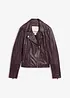 Veste biker en cuir nappa d’agneau, bonprix