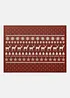 Fußmatte mit weihnachtlichem Printdesign, bonprix