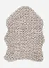 Tapis lavable, effet peau de mouton, bonprix