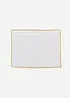 Tischset aus Bio Baumwolle mit Glanz Bordüre (2er Pack), bonprix