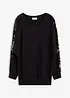 Feinstrickpullover mit Pailletten, bonprix