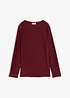 T-shirt manches longues texturé, bonprix