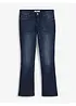Jean bootcut taille mi-haute, extensible, bonprix