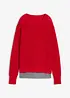 Pullover mit Bluseneinsatz, bonprix