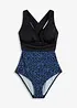 Badeanzug mit überkreuzten Trägern, bonprix