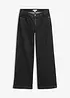 Wide-Leg-Jeans, Mid Waist, Full Length, bonprix