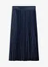 Jupe plissée en satin fin, bonprix