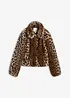 Oversize Fellimitat-Jacke, bonprix