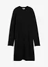 Robe trapèze en maille, bonprix