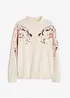 Oversize-Pullover mit Pailletten, bonprix