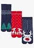 Thermo Socken mit weichem Innenfrottee (3er Pack), bonprix