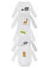 Langarmbody aus reiner Bio-Baumwolle (5er-Pack), bonprix