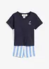Shirt und kurze Hose aus reiner Bio-Baumwolle (2-tlg.Set), bonprix