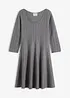 Robe fluide en maille, bonprix