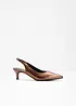 Slingpumps mit schmalem Absatz, bonprix