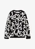 Jacquard-Pullover aus softem Viskose-Mix, bonprix