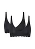 sloggi ZERO Microfibre 2.0 Soft Bra (2er Pack), Sloggi