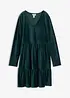 Robe courte en velours extensible, bonprix