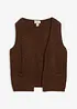 Gilet en grosse maille, bonprix