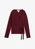 Wickelstrickjacke mit Merinowolle, bonprix