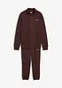 Jogginganzug aus reiner Baumwolle (2-tlg. Set), Loose Fit, bonprix