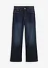 Wide-Leg Thermojeans mit Jerseyfutter Mid Waist, bonprix