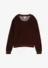 Sweatshirt aus weichem Frottee, bonprix